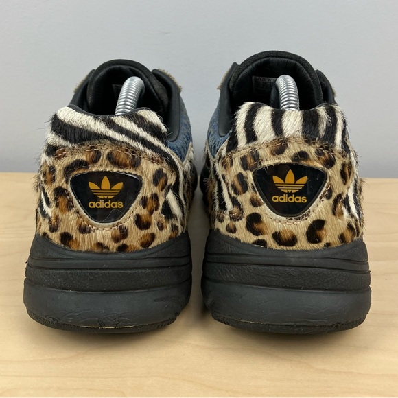 Adidas Women’s Size 10.0 Falcon Out Loud Animal Print Athletic Running Shoes - Picture 7 of 11